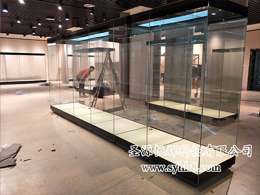 展示柜珠寶首飾玻璃柜臺(tái)玉器展柜博物館文物陳列展覽柜臺(tái) -.